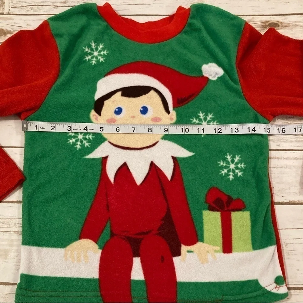 Kids Elf On A Shelf Christmas Pajamas Set Size 10